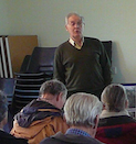 John Bettinson addressing an early NSCH AGM